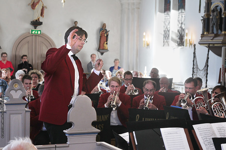 Marianne Mörck Limhamns brassband Lomma kyrkokör Foto: Sven Henriksson, minnesbild.com