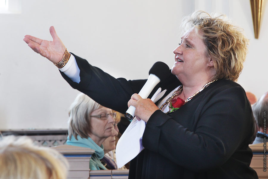 Marianne M�rck Limhamns brassband Lomma kyrkok�r Foto: Sven Henriksson, minnesbild.com