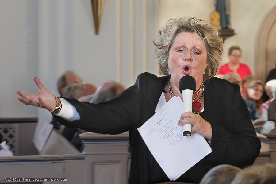Marianne M�rck Limhamns brassband Lomma kyrkok�r Foto: Sven Henriksson, minnesbild.com