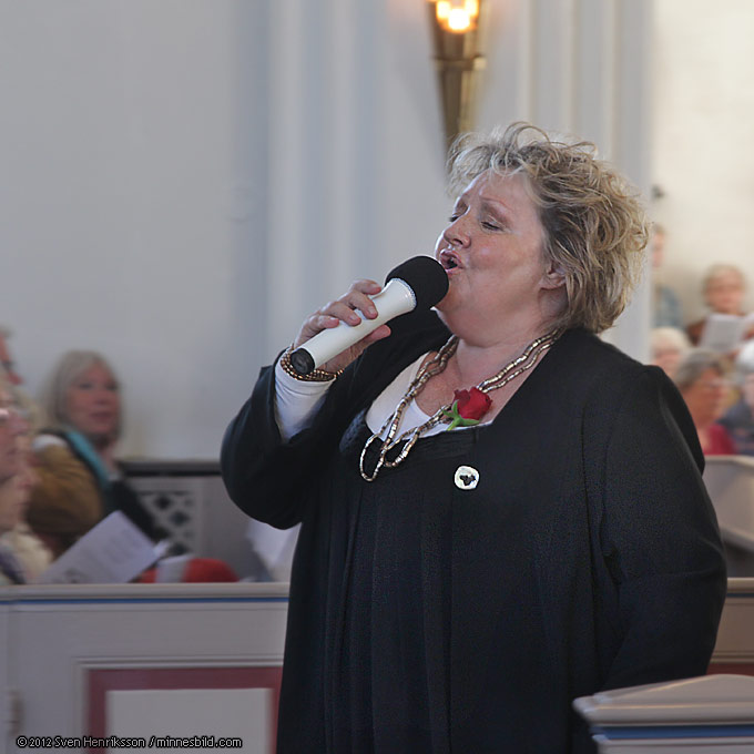 Marianne M�rck Limhamns brassband Lomma kyrkok�r Foto: Sven Henriksson, minnesbild.com