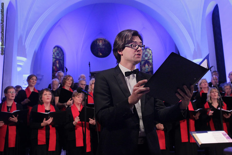 Vocal Six och Lomma Kyrkok�r julkonsert i Lomma kyrka (minnesbild.com)