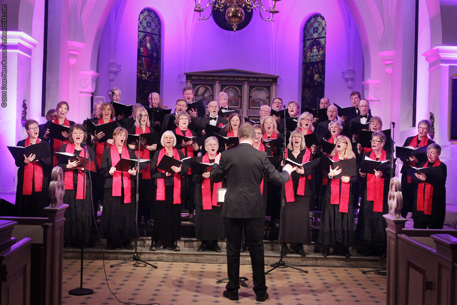 Vocal Six och Lomma Kyrkok�r julkonsert i Lomma kyrka (minnesbild.com)