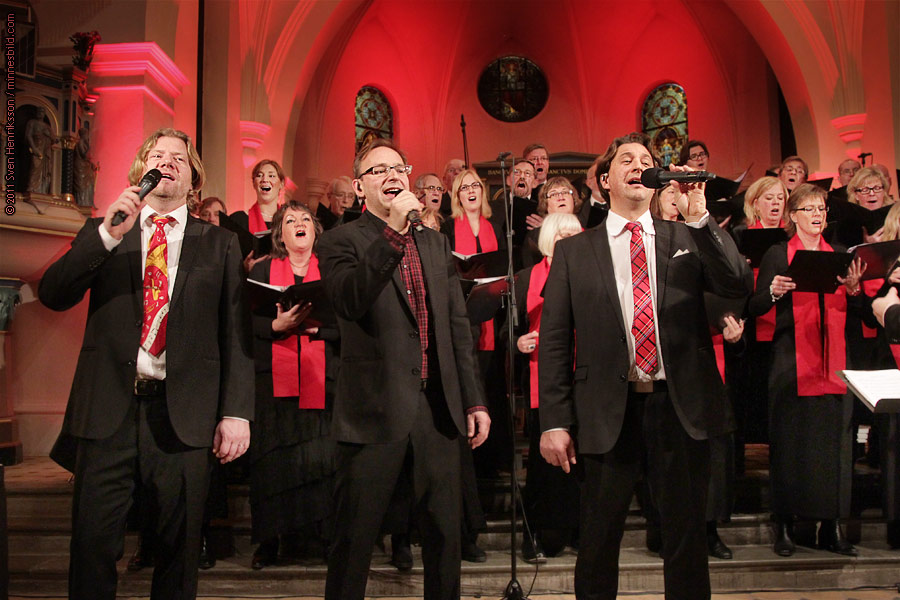 Vocal Six och Lomma Kyrkok�r julkonsert i Lomma kyrka (minnesbild.com)