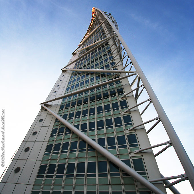 Turning Torso solnedg�ng. Foto: Sven Henriksson, minnesbild.com