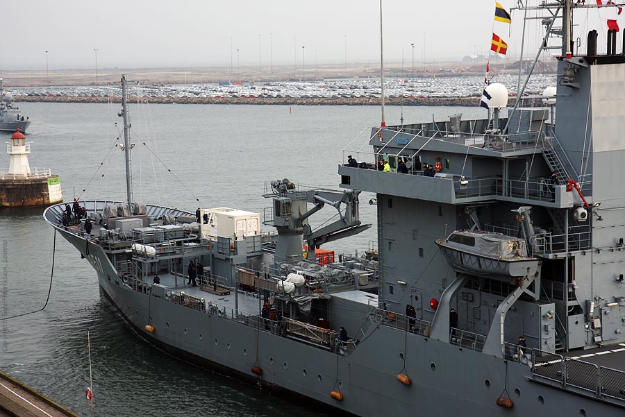 A511 Elbe, Malm� harbor