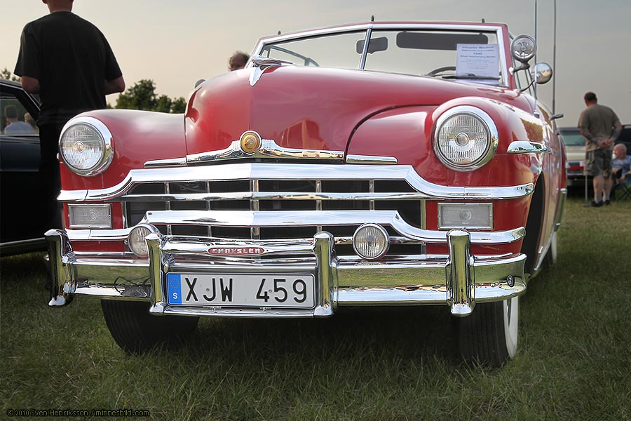 Chrysler. Motortr�ff i L�ddek�pinge. Foto: Sven Henriksson, minnesbild.com