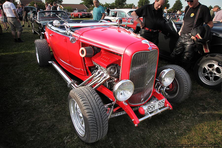 Ford med Audimotor. Motortr�ff i L�ddek�pinge. Foto: Sven Henriksson, minnesbild.com