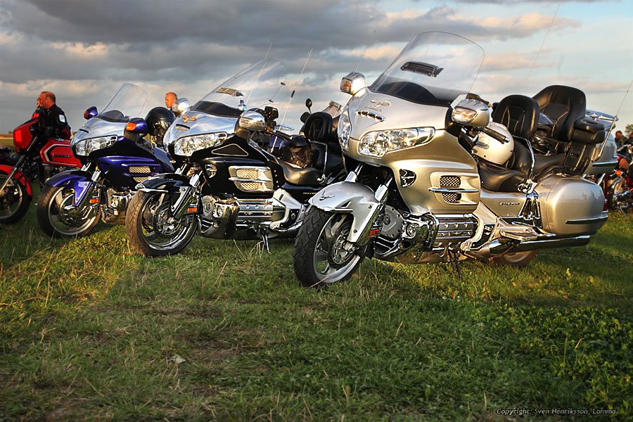 Motortr�ff eller tisdagstr�ff i L�ddek�pinge. Foto: Sven Henriksson, minnesbild.com