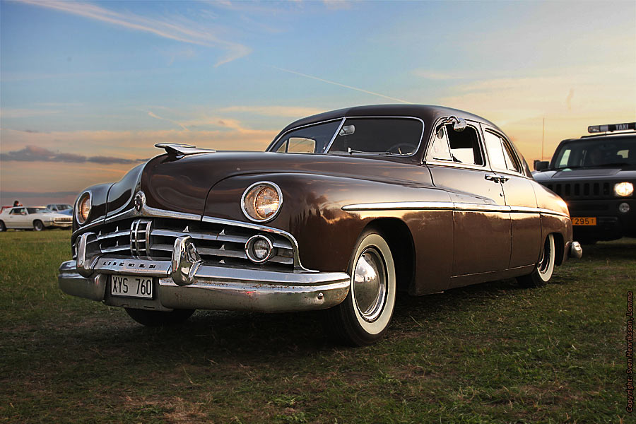 Lincoln. Motortr�ff eller tisdagstr�ff i L�ddek�pinge. Foto: Sven Henriksson, minnesbild.com