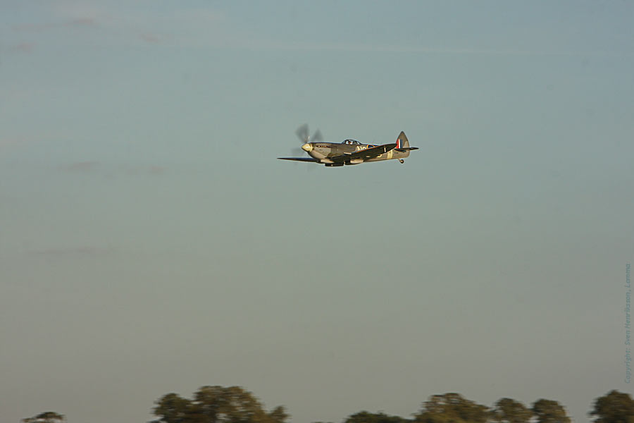 Spitfire Mk XVIII spakad av Bertil Gerhardt