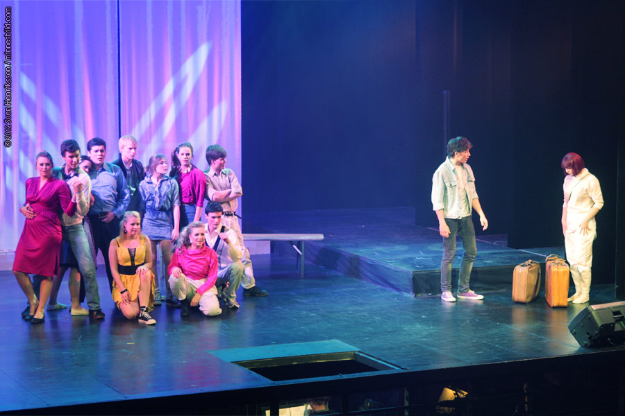 Footloose musical Lars-Erik Larssongymnasiet LEL Foto: Sven Henriksson, minnesbild.com