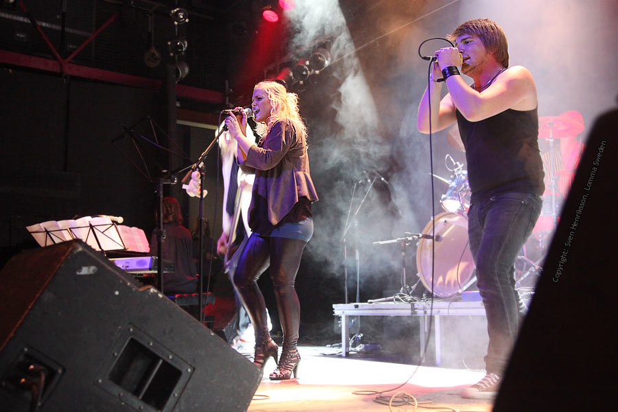 Jannica St�hl och Jonathan B�iers. LEL Lars-Erik Larsson-gymnasiet. Foto: Sven Henriksson, minnesbild.com