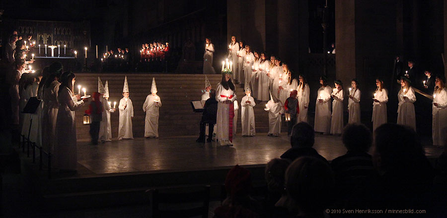 Luciakonsert i Lunds domkyrka 2010 minnesbild.com