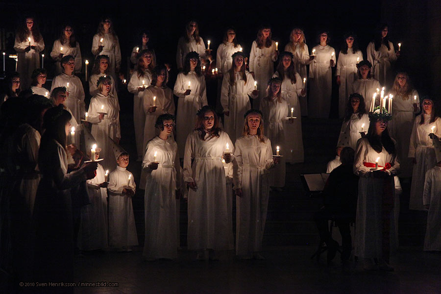 Luciakonsert i Lunds domkyrka 2010 minnesbild.com
