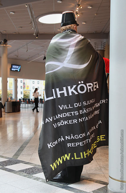 Lihk�ren sjunger Bellman, minnesbild