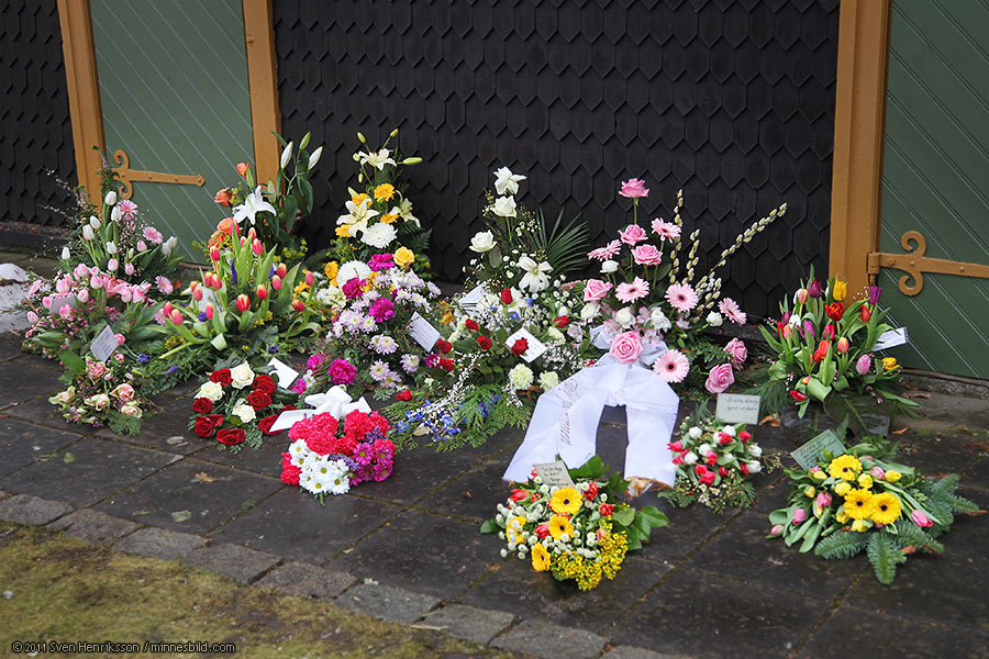 Gravkapellet vid Laxå kyrka. Foto: Sven Henriksson / minnesbild.com