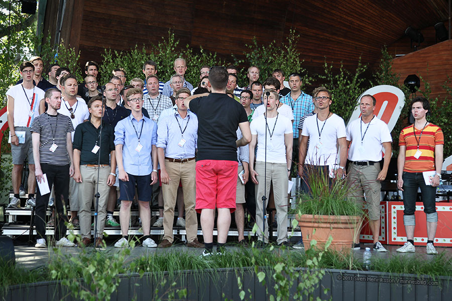 Lunds students�ngare, Alls�ng p� Skansen