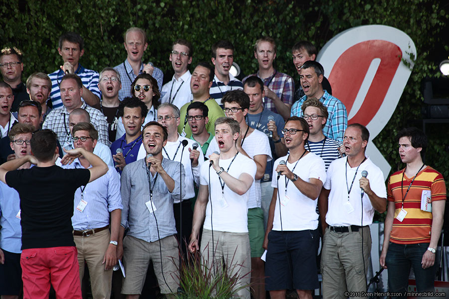 Lunds Students�ngare, Alls�ng p� Skansen. Minnesbild