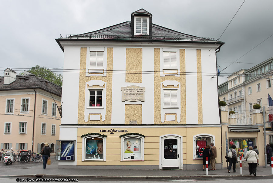 Austria Salzburg Dopplers Guburtshaus