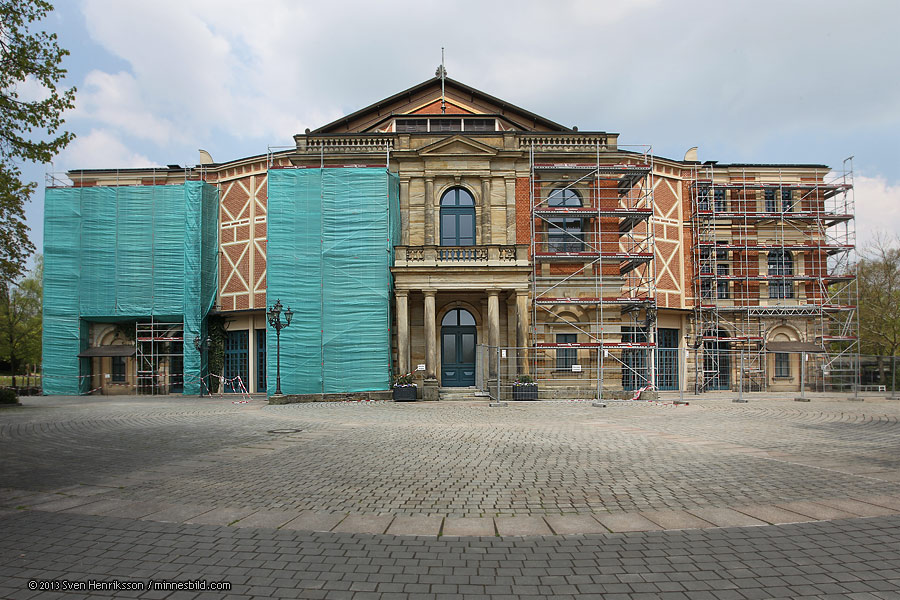 Tyskland Bayreuth Festspielhaus Wagner